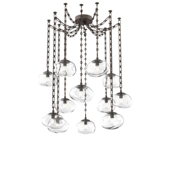 Levi Wilson Nova 19 Inch Multi Pendant Light by Hammerton Studio