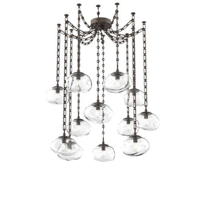 Levi Wilson Nova 19 Inch Multi Pendant Light by Hammerton Studio