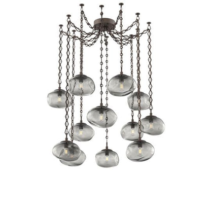 Levi Wilson Nova 19 Inch Multi Pendant Light by Hammerton Studio