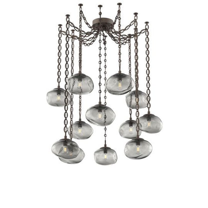 Levi Wilson Nova 19 Inch Multi Pendant Light by Hammerton Studio