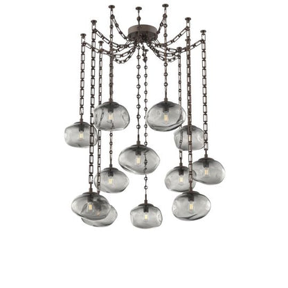Levi Wilson Nova 19 Inch Multi Pendant Light by Hammerton Studio