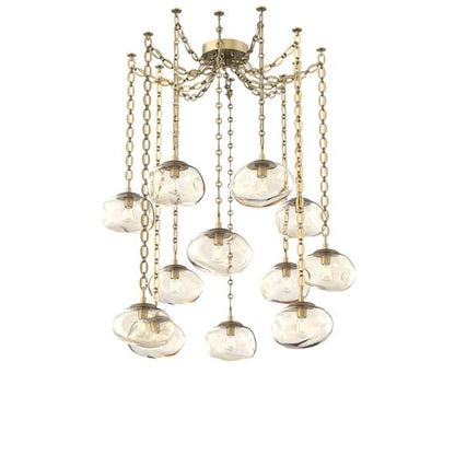 Levi Wilson Nova 19 Inch Multi Pendant Light by Hammerton Studio