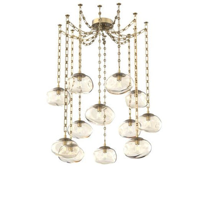 Levi Wilson Nova 19 Inch Multi Pendant Light by Hammerton Studio