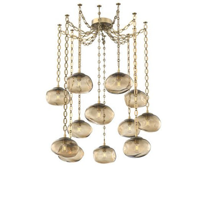 Levi Wilson Nova 19 Inch Multi Pendant Light by Hammerton Studio