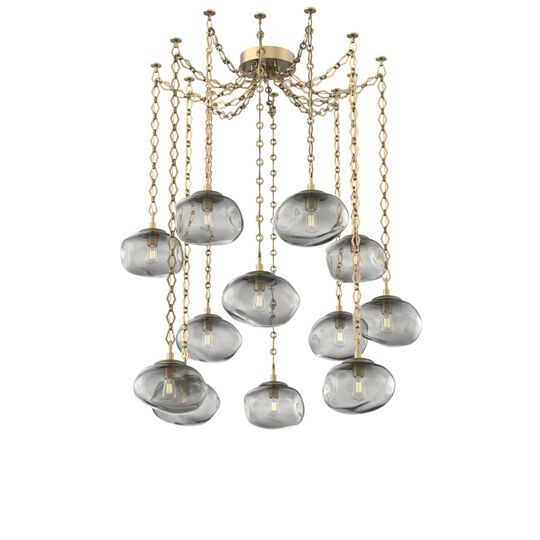 Levi Wilson Nova 19 Inch Multi Pendant Light by Hammerton Studio