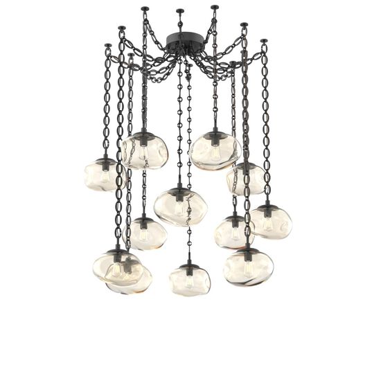 Levi Wilson Nova 19 Inch Multi Pendant Light by Hammerton Studio