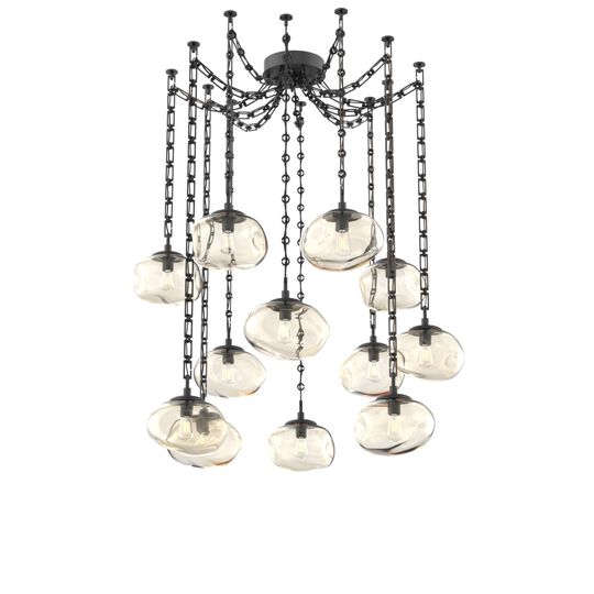 Levi Wilson Nova 19 Inch Multi Pendant Light by Hammerton Studio