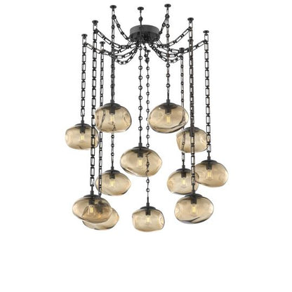 Levi Wilson Nova 19 Inch Multi Pendant Light by Hammerton Studio