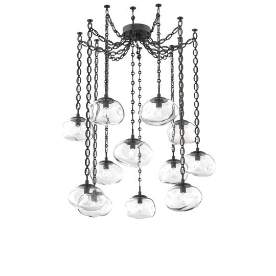 Levi Wilson Nova 19 Inch Multi Pendant Light by Hammerton Studio