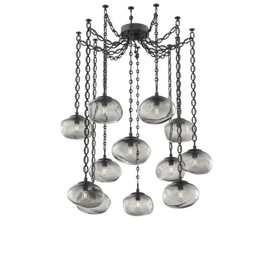 Levi Wilson Nova 19 Inch Multi Pendant Light by Hammerton Studio