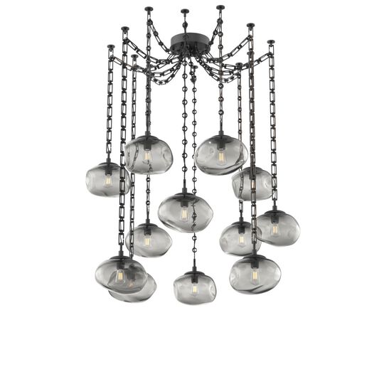 Levi Wilson Nova 19 Inch Multi Pendant Light by Hammerton Studio