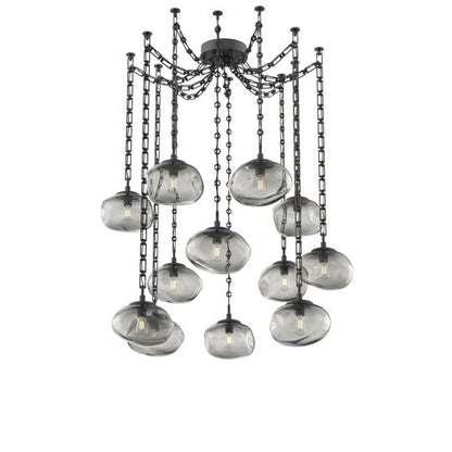 Levi Wilson Nova 19 Inch Multi Pendant Light by Hammerton Studio