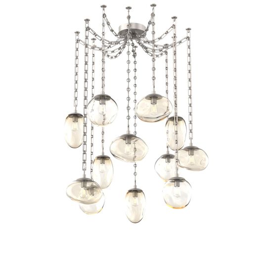 Levi Wilson Cosmos 17 Inch Multi Pendant Light by Hammerton Studio