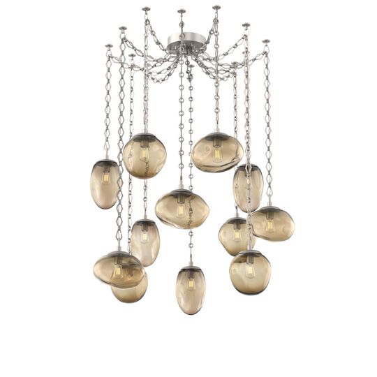 Levi Wilson Cosmos 17 Inch Multi Pendant Light by Hammerton Studio