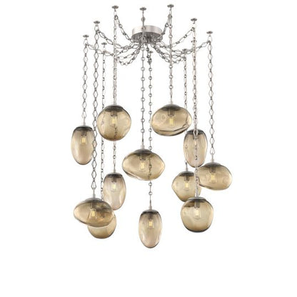 Levi Wilson Cosmos 17 Inch Multi Pendant Light by Hammerton Studio