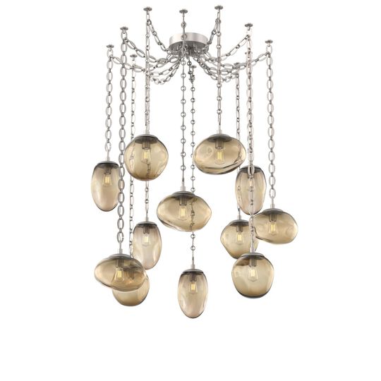 Levi Wilson Cosmos 17 Inch Multi Pendant Light by Hammerton Studio