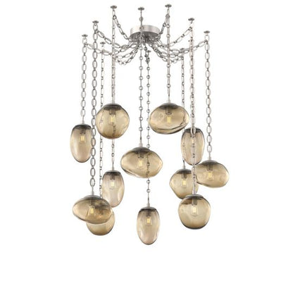 Levi Wilson Cosmos 17 Inch Multi Pendant Light by Hammerton Studio