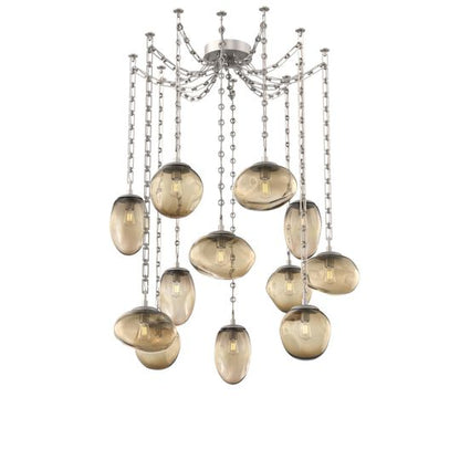 Levi Wilson Cosmos 17 Inch Multi Pendant Light by Hammerton Studio