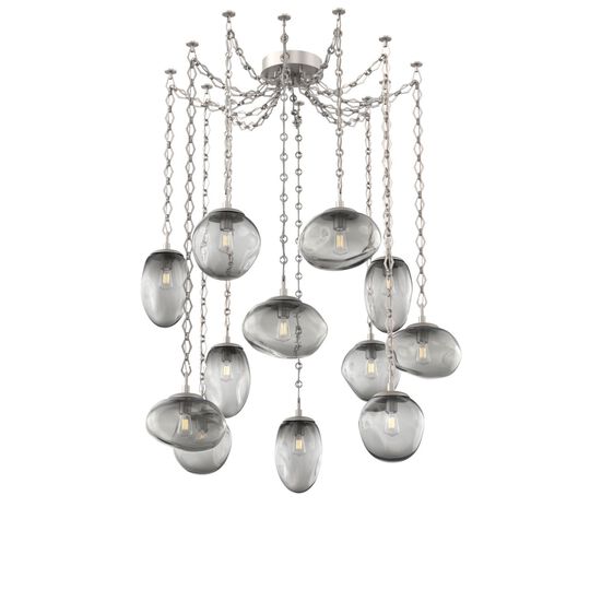 Levi Wilson Cosmos 17 Inch Multi Pendant Light by Hammerton Studio