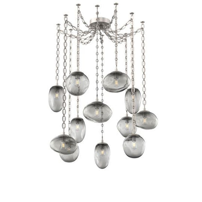 Levi Wilson Cosmos 17 Inch Multi Pendant Light by Hammerton Studio