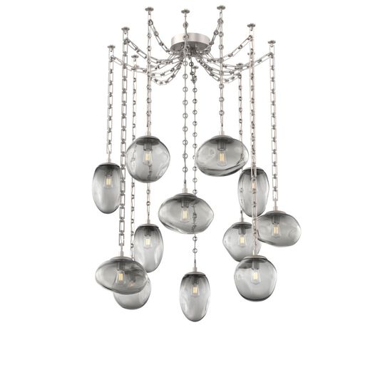 Levi Wilson Cosmos 17 Inch Multi Pendant Light by Hammerton Studio