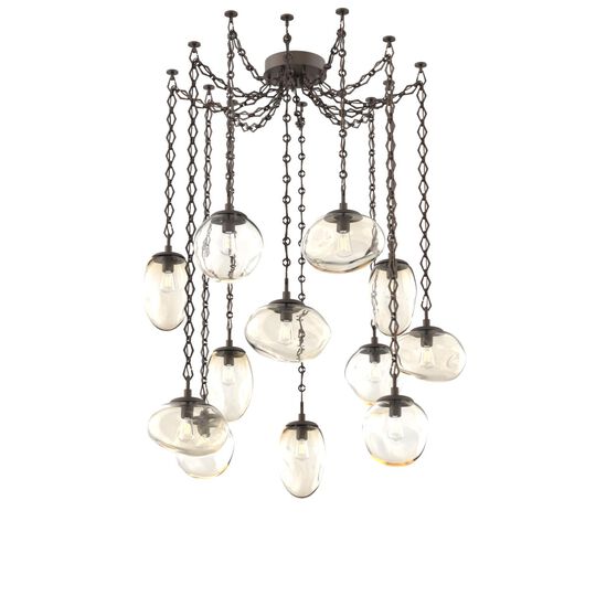 Levi Wilson Cosmos 17 Inch Multi Pendant Light by Hammerton Studio