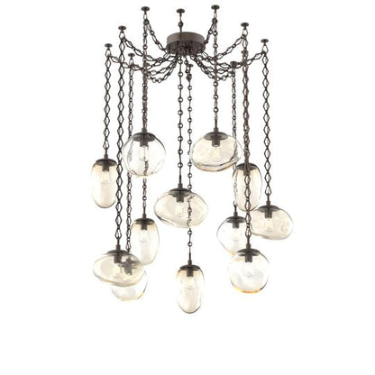Levi Wilson Cosmos 17 Inch Multi Pendant Light by Hammerton Studio