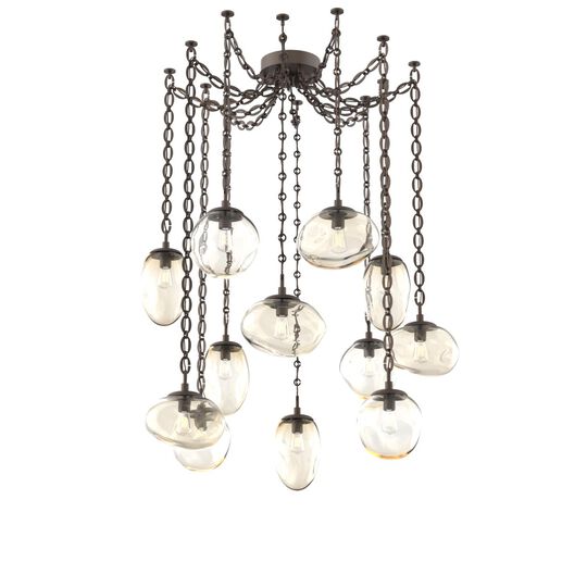 Levi Wilson Cosmos 17 Inch Multi Pendant Light by Hammerton Studio