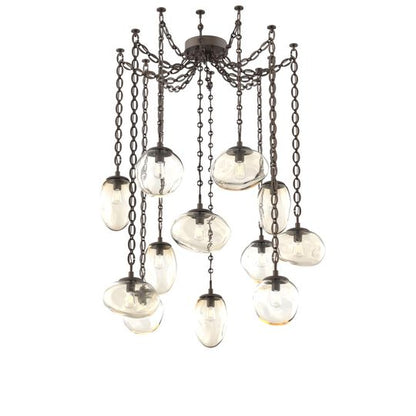 Levi Wilson Cosmos 17 Inch Multi Pendant Light by Hammerton Studio
