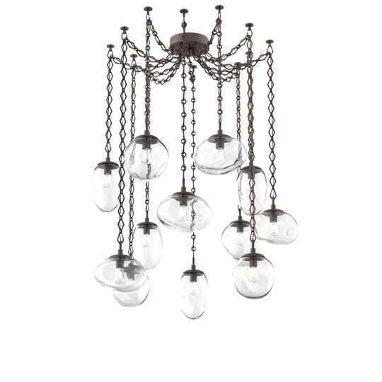 Levi Wilson Cosmos 17 Inch Multi Pendant Light by Hammerton Studio