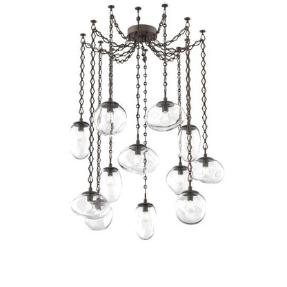 Levi Wilson Cosmos 17 Inch Multi Pendant Light by Hammerton Studio