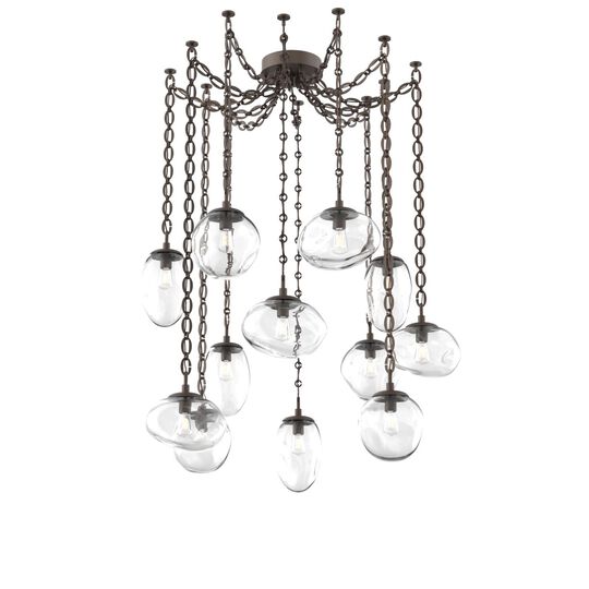 Levi Wilson Cosmos 17 Inch Multi Pendant Light by Hammerton Studio