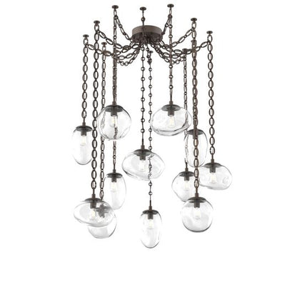 Levi Wilson Cosmos 17 Inch Multi Pendant Light by Hammerton Studio