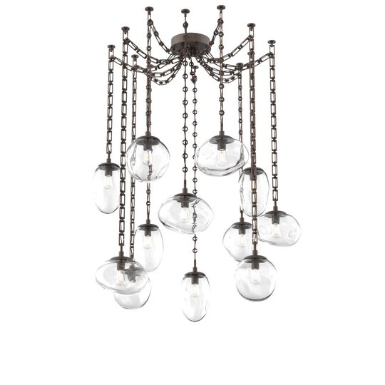 Levi Wilson Cosmos 17 Inch Multi Pendant Light by Hammerton Studio
