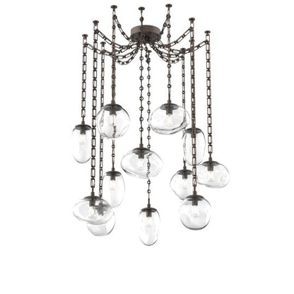 Levi Wilson Cosmos 17 Inch Multi Pendant Light by Hammerton Studio