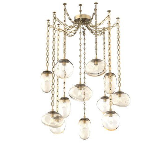 Levi Wilson Cosmos 17 Inch Multi Pendant Light by Hammerton Studio