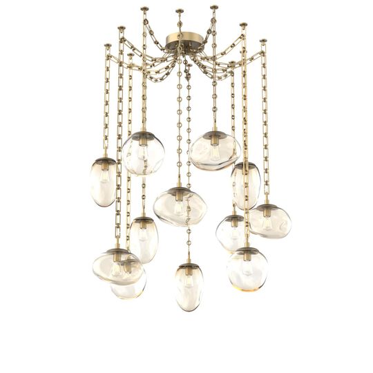 Levi Wilson Cosmos 17 Inch Multi Pendant Light by Hammerton Studio