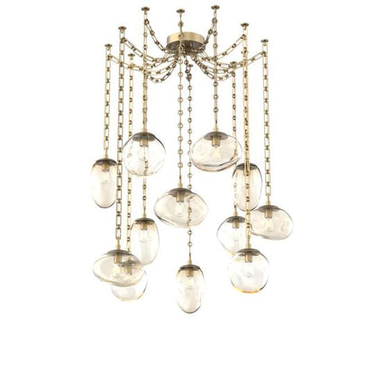 Levi Wilson Cosmos 17 Inch Multi Pendant Light by Hammerton Studio