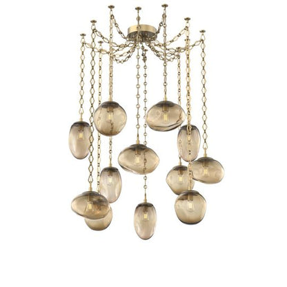 Levi Wilson Cosmos 17 Inch Multi Pendant Light by Hammerton Studio