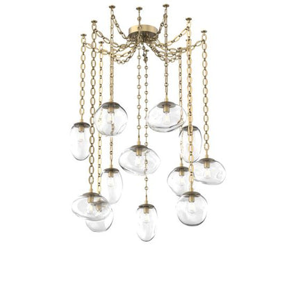 Levi Wilson Cosmos 17 Inch Multi Pendant Light by Hammerton Studio