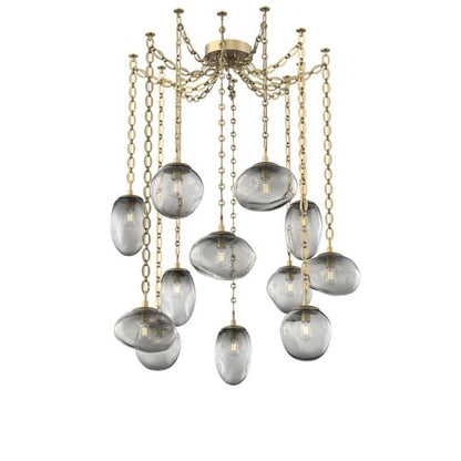 Levi Wilson Cosmos 17 Inch Multi Pendant Light by Hammerton Studio