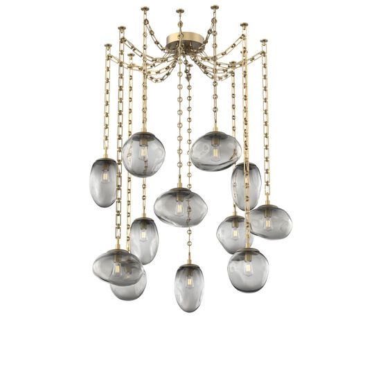 Levi Wilson Cosmos 17 Inch Multi Pendant Light by Hammerton Studio