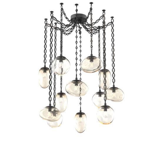 Levi Wilson Cosmos 17 Inch Multi Pendant Light by Hammerton Studio