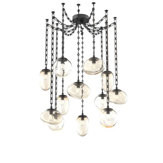 Levi Wilson Cosmos 17 Inch Multi Pendant Light by Hammerton Studio