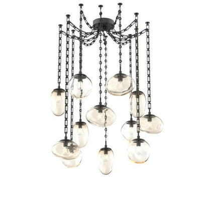 Levi Wilson Cosmos 17 Inch Multi Pendant Light by Hammerton Studio