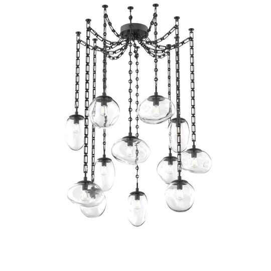 Levi Wilson Cosmos 17 Inch Multi Pendant Light by Hammerton Studio