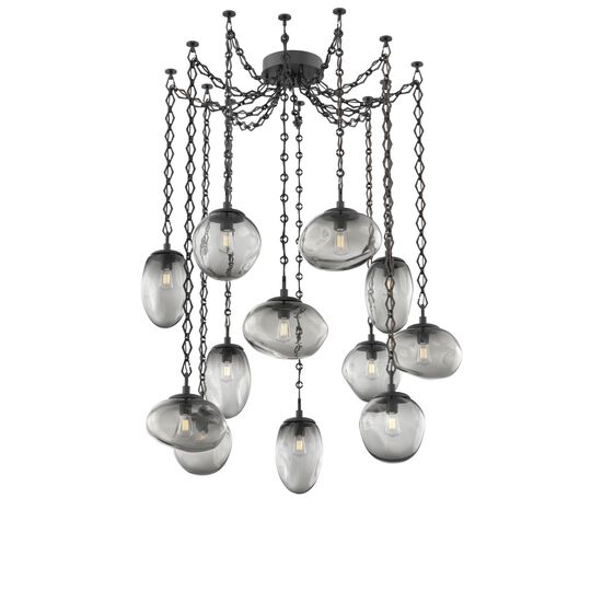 Levi Wilson Cosmos 17 Inch Multi Pendant Light by Hammerton Studio