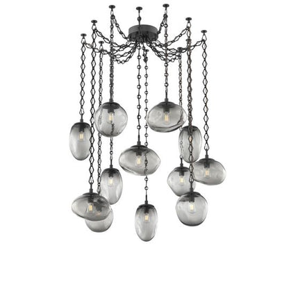 Levi Wilson Cosmos 17 Inch Multi Pendant Light by Hammerton Studio