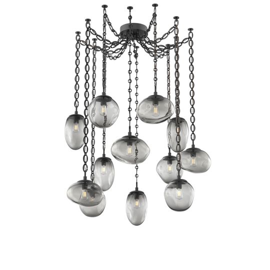 Levi Wilson Cosmos 17 Inch Multi Pendant Light by Hammerton Studio