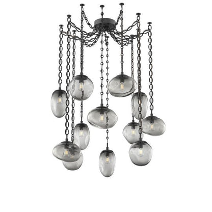 Levi Wilson Cosmos 17 Inch Multi Pendant Light by Hammerton Studio